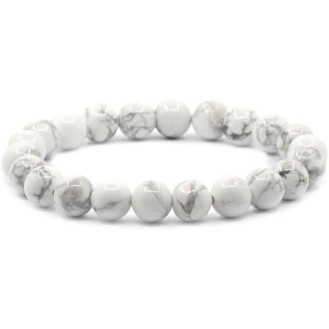 Bratara cu margele 8mm din pietre semipretioase naturale din turcoaz - Aduce echilibru