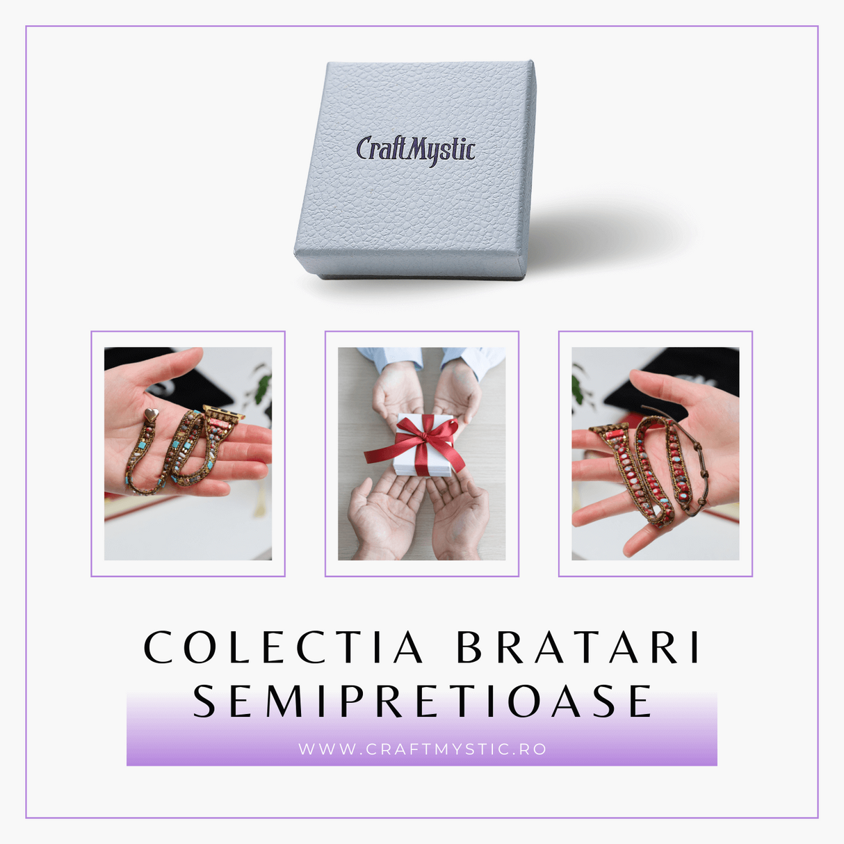 Bratara din Cristale Jasp Imperial pentru Smartwatch Apple, Model 38 mm sau 42 mm