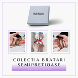 Bratara din Cristale Jasp Imperial pentru Smartwatch Apple, Model 38 mm sau 42 mm
