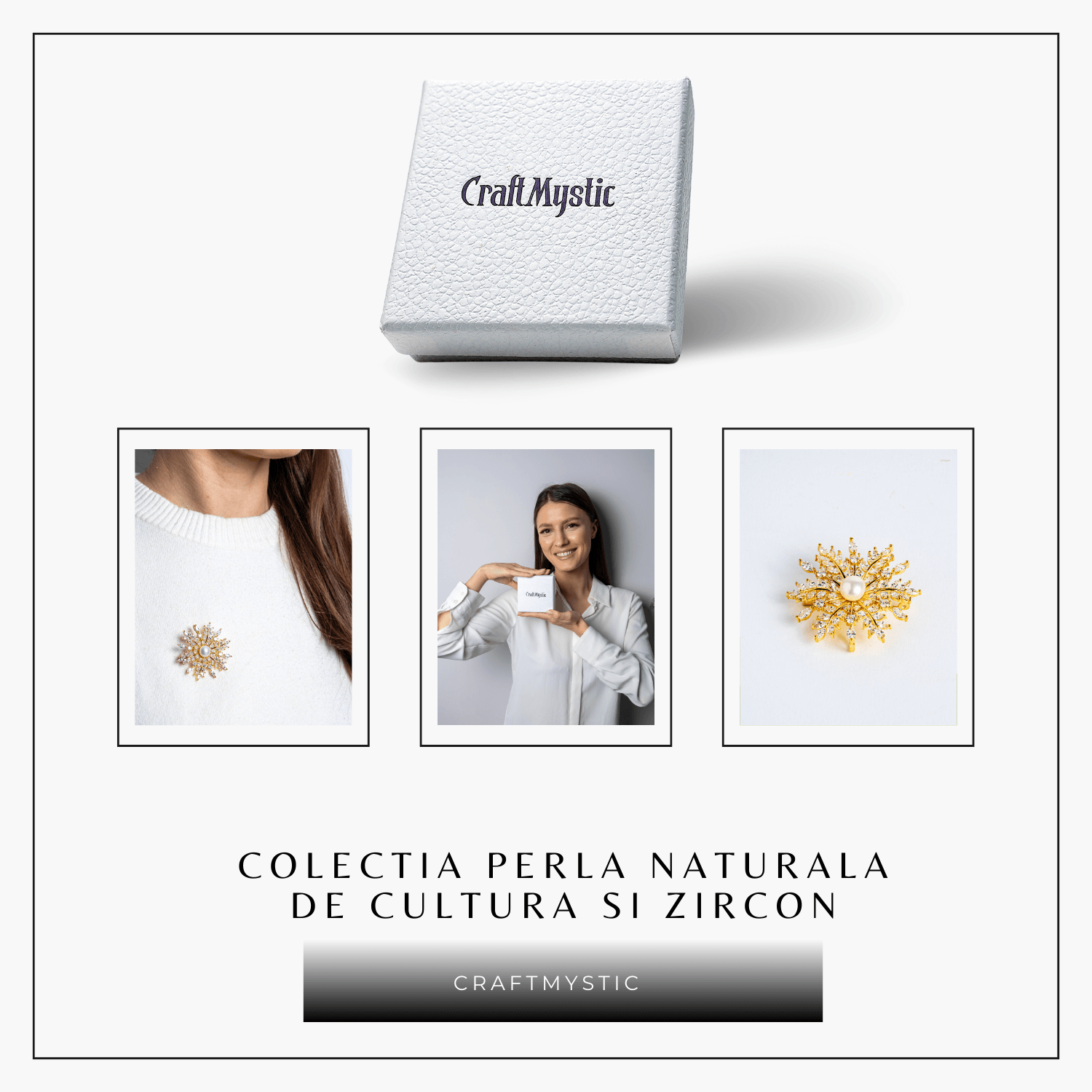 Brosa perla naturala – Un fulg stralucitor pentru momente speciale