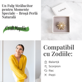 Brosa perla naturala – Un fulg stralucitor pentru momente speciale