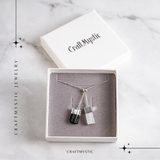 Protectie completa – Colier cu selenit si turmalina neagra pentru energie curata
