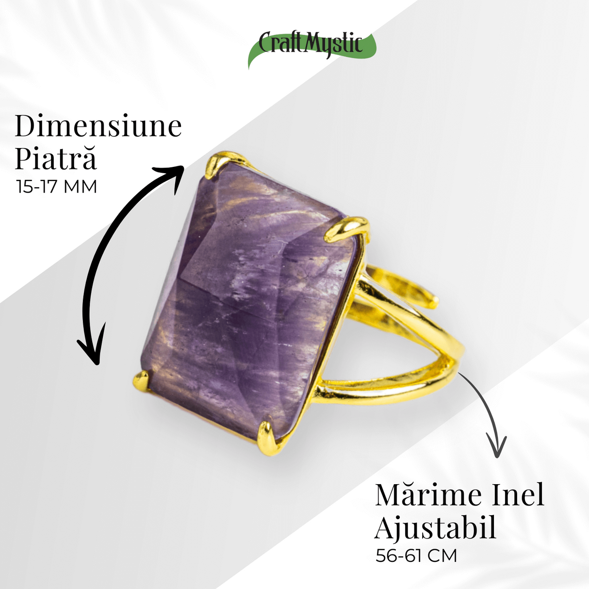 Conexiune Spirituala – Inel cu Ametist si Vibratie Inalta