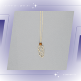 Colier Reglabil Bej Model Macrame din bumbac - Pentru Piatra ta Favorita