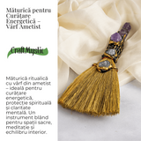 Maturica pentru curatare energetica – Varf Ametist natural