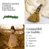 Maturica pentru curatare energetica – Varf Ametist natural