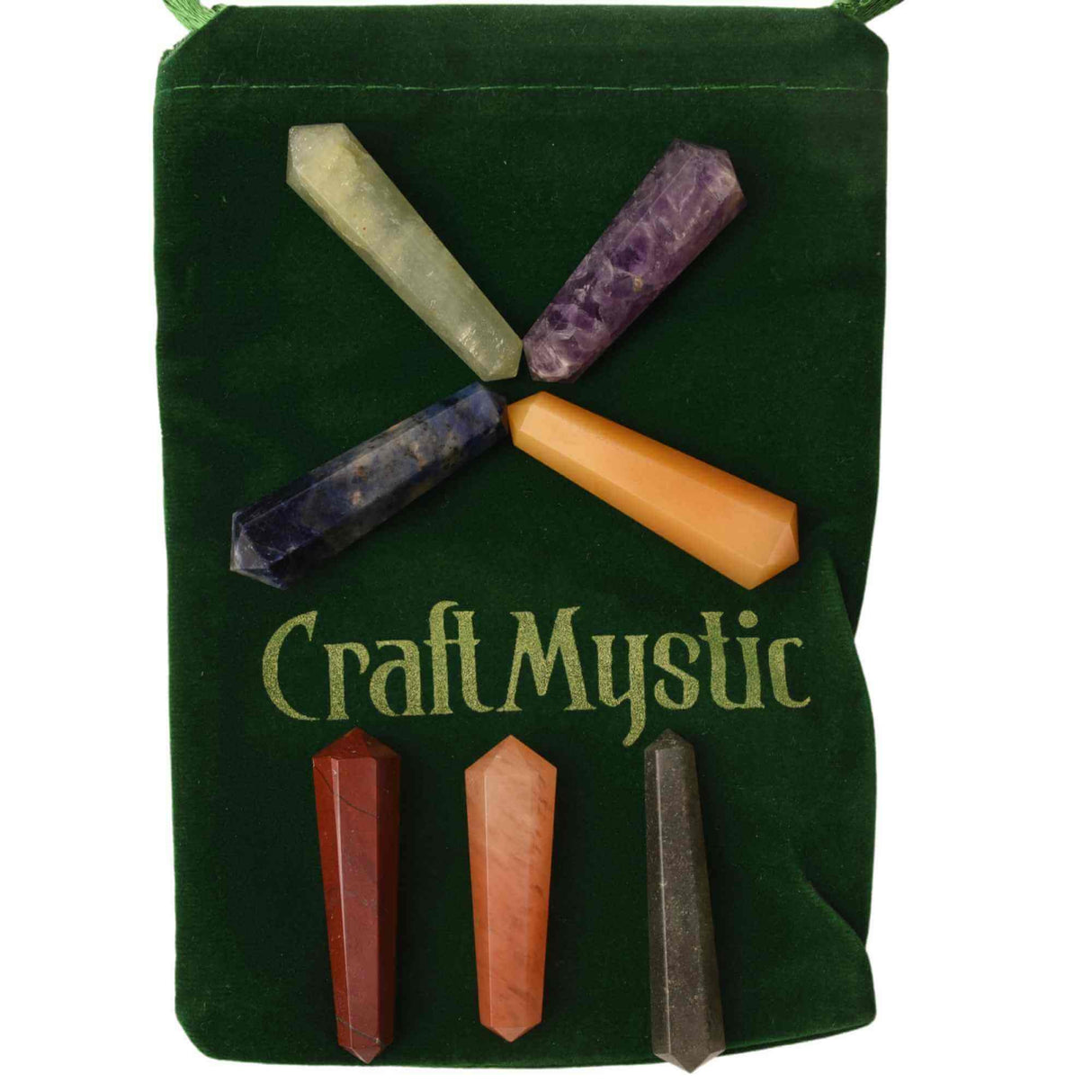 Set de Puncte Dublu Terminate ale Chakrelor cu Pietre Semipretioase - Geometrie Sacrala a Elementelor Platonice Aer, Apa, Pamant, Foc: Hexagon, Tetraedru, Hexaedru, Icosaedru, Patrat
