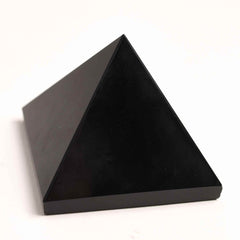 Piramida din Obsidian Negru 6.5.x6.5x5 cm pentru Protectie si Claritate Energetica