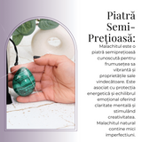 Ou din malachit natural 4-5 cm 100-150 grame - Elixirul Transformarii Spirituale