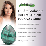 Ou din malachit natural 4-5 cm 100-150 grame - Elixirul Transformarii Spirituale