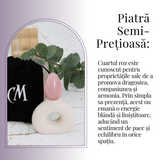 Ou din Cuart Roz Natural - Pacea si Armonia in Palma Ta
