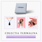  Pandantiv orgonic cu Turmalina Neagra in forma de Lacrima - Pentru purificare emotionala - Absorba Energie Negativa