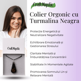  Pandantiv orgonic cu Turmalina Neagra in forma de Lacrima - Pentru purificare emotionala - Absorba Energie Negativa