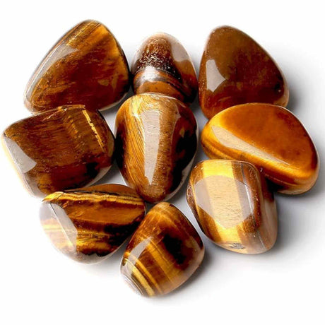 Pietra din Ochi de Tigru Rulat 3-4 cm Ideale pentru Reiki si Vindecare Energetica