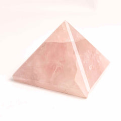 Piramida Cuart Roz Brut Lucrata Manual 7x7x6 cm – Armonie si Vindecare