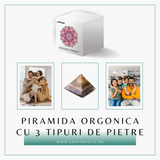 Piramida Orgonica pentru Protectie Energetica, Vindecare si Meditatie - Dimensiune 70-75 mm