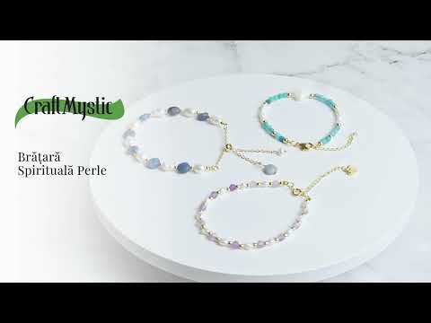 Bratara spirituala cu ametist 4mm si perle – Rafinament purtat zilnic