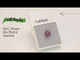 Inel Auriu cu Design Floral din Ametist
