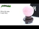 Sfera 80 mm din Cuart Roz Natural cu Suport - Promoveaza Iubirea si Armonia