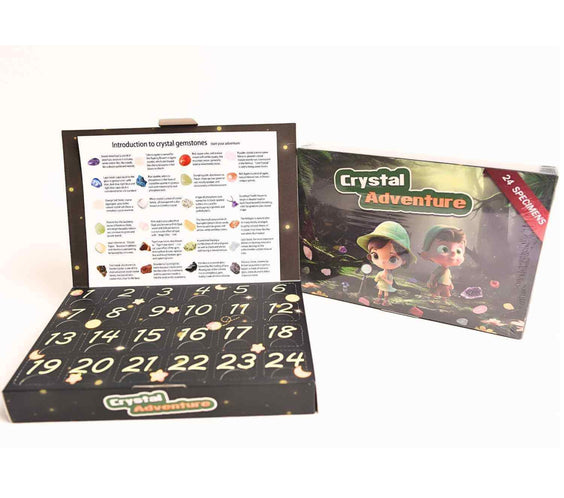 Calendar Advent cu Pietre Naturale tematica Aventura – Bucurie si Magie intr-un set