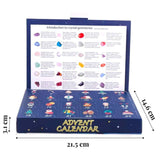 Calendar Advent cu Pietre Naturale – Bucurie si Magie de Craciun