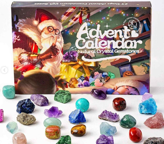 Calendar Advent cu Pietre Naturale – Magie si Aventura pentru Copii