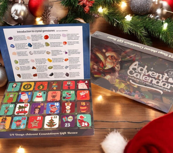 Calendar Advent cu Pietre Naturale – Magie si Aventura pentru Copii