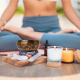 Bol Tibetan Cantator 9.5 cm model arborele vietii Setul complet pentru meditatie si vindecare Relaxare profunda si echilibru energetic