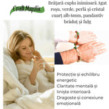 Set bratari cuplu pietre naturale - dragoste si armonie
