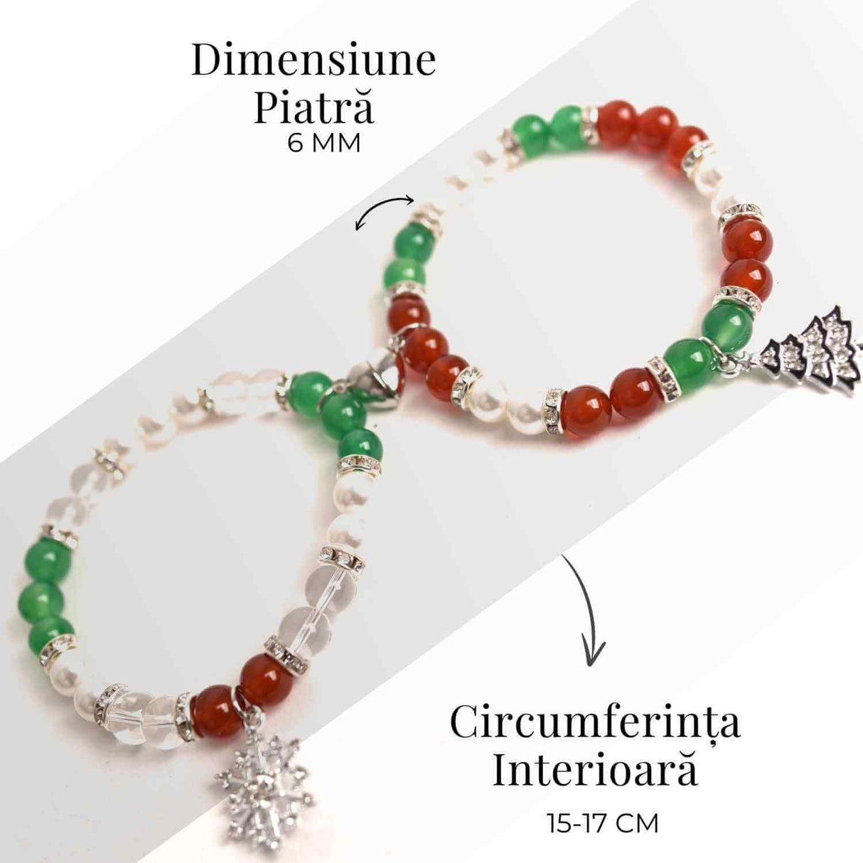 Set bratari cuplu naturale cu Agat, perla si cristal - iubire si echilibru