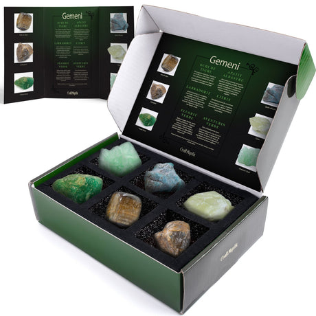 Set cadou cu cristale naturale pentru zodia Capricorn, cristale vindecatoare cu semne zodiacale, horoscop, astrologie, cadou perfect pentru zi de nastere.