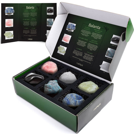 Set cadou cu cristale naturale pentru zodia Capricorn, cristale vindecatoare cu semne zodiacale, horoscop, astrologie, cadou perfect pentru zi de nastere.