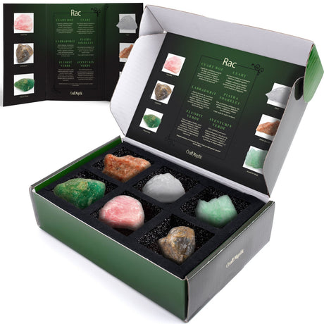 Set cadou cu cristale naturale pentru zodia Capricorn, cristale vindecatoare cu semne zodiacale, horoscop, astrologie, cadou perfect pentru zi de nastere.