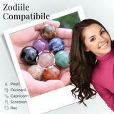 Sfera din Cuart Roz 35-40 mm cu Suport Inclus - Promoveaza Iubirea de Sine și Armonia