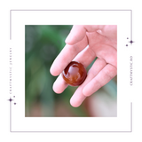 Sfera din Carneol Natural, 1 buc, 30-35 mm - Piatra Semipretioasa pentru Cadouri si Energie Pozitiva