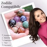 Sfera din Unakite, 1 buc, 30-35 mm - Piatra Semipretioasa pentru Cadouri, Echilibru si Vindecare