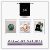 Sfera de Malachit Natural 55-60 mm, 350-400 gr - Patrunde in Miezul Beneficiilor Naturii