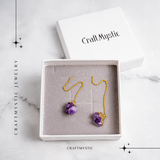 Claritate si Liniste – Cercei cu Ametist Natural