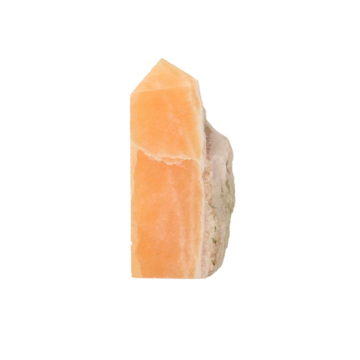 Turn cristal natural Calcit Portocaliu 12-15 cm - Proprietati de echilibrare emotionala, imbunatatire a starii de spirit si stimulare a creativitatii