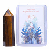 Varf de Cristal 6 cm pentru cele 12 zodii - Pietre semipretioase specifice zodiei - Un cadou deosebit