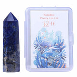 Varf de Cristal 6 cm pentru cele 12 zodii - Pietre semipretioase specifice zodiei - Un cadou deosebit